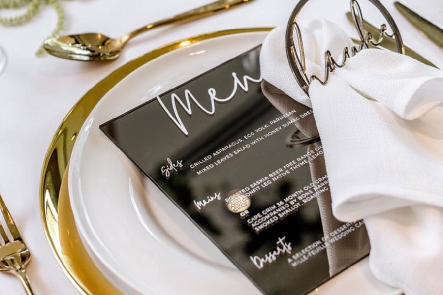 wedding tableware hire